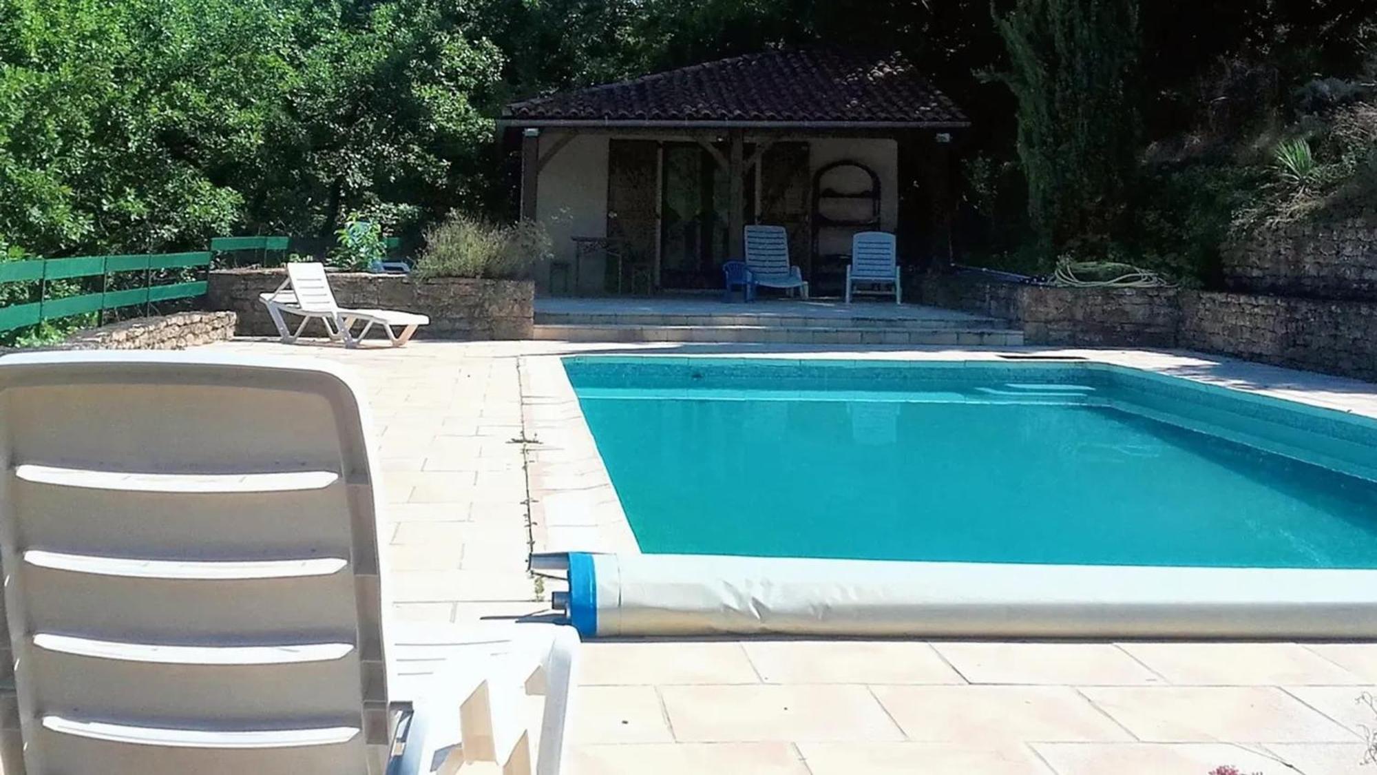 Villa Confortable A Milhars Avec Piscine Privee Luaran gambar